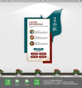 中医理疗文化墙 