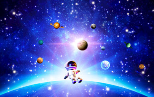 银河系星空背景