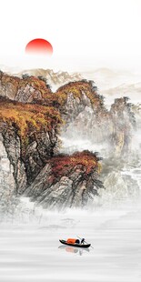 高雅 现代中式玄关 tif分层