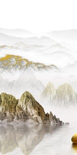 高端 现代中式玄关 tif分层