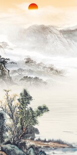 新款 新品中式玄关 tif分层