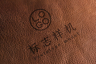 品牌LOGO皮革样机