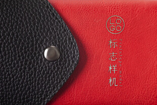品牌LOGO皮革样机
