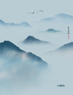 东方美学意境山水