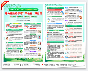 2025年世界肾脏日宣传单