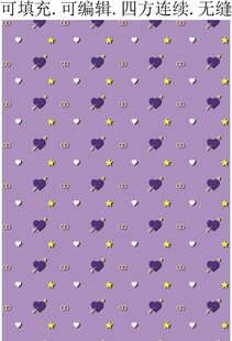 丘比特爱心 闪亮爱心图案 