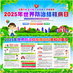 世界防治结核病日展板