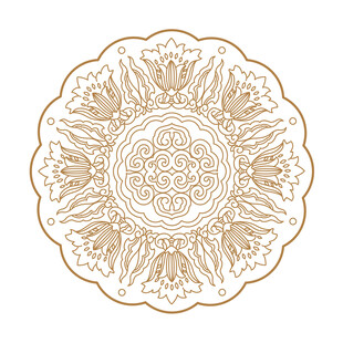 花边花纹边框底纹