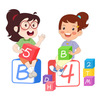 儿童教育培训启蒙数学彩色模仿