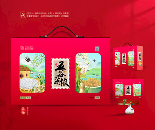 五谷杂粮包装 谷物礼盒