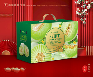 玉菇甜瓜包装 蜜瓜礼盒