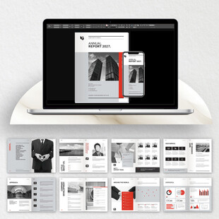农业宣传画册cdr设计模板