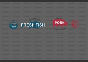 猪肉水产背景墙