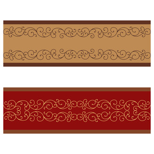 花纹花边折枝花图案传统花纹