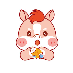 马宝宝头像可爱表情包