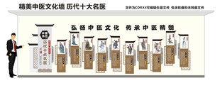 中医文化墙 历代十大名医