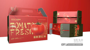 西红柿包装 平面图