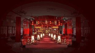 传统中式红色婚礼