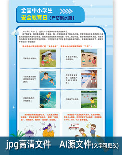 中小学生安全教育严防游泳篇