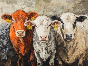 油画羊群素材-油画羊群图片-油画羊群设计模板-昵图网