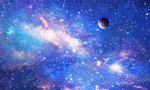 梦幻宇宙星空背景图