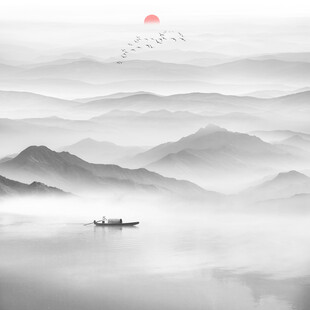 水墨山水画壁纸