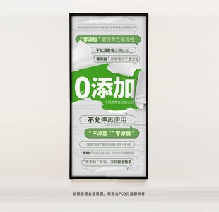 0添加食品安全海报