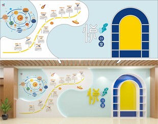 幼儿园大厅环创