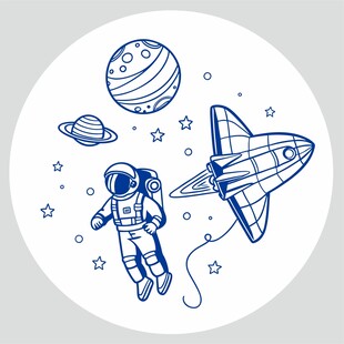 宇宙星空宇航员