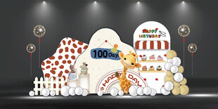 宝宝生日宴背景