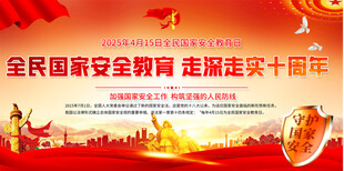 2025年全民家安全教育日展板