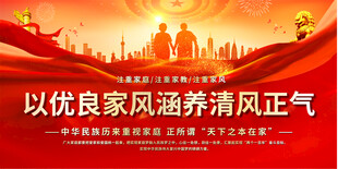 家风展板