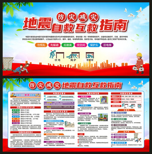 地震自救互救宣传栏