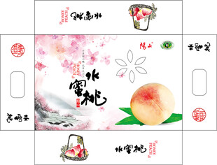 开窗水蜜桃平面展开图
