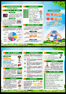 全国肿瘤防治三折页