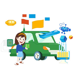 儿童智能汽车人工智能辅助工作