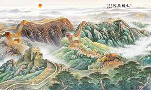 长城背景画