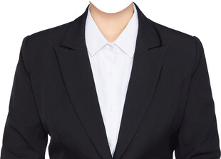 女正装西服西装证件照衣服素材