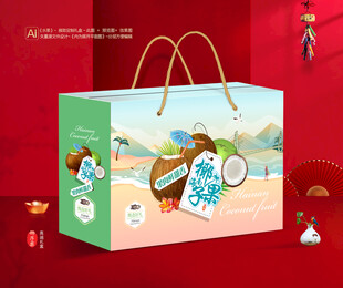 椰子果包装 青椰礼盒