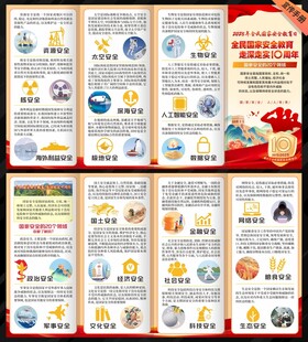 全民国家安全教育日三折页