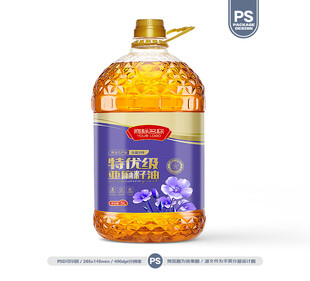 亚麻籽油包装 胡麻油标签