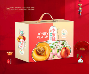 水蜜桃包装 桃子礼盒