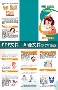 过敏性鼻炎自救指南三折页