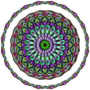 吊顶穹顶蒂凡尼教堂彩绘玻璃图案