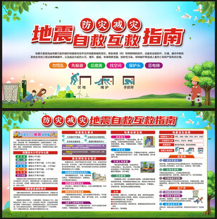 防地震宣传栏