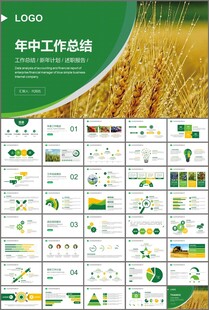 绿色农业产业ppt模板