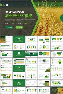农业产业总结计划工作汇报ppt
