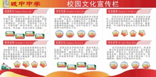 校园文化宣传栏