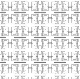 四方连续底纹方形边框矢量文件