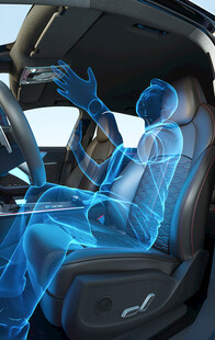 车内人体结构与驾驶姿态展示